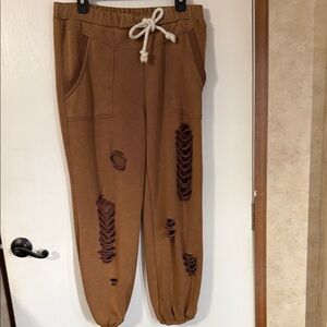 POL Tan Casual Pants